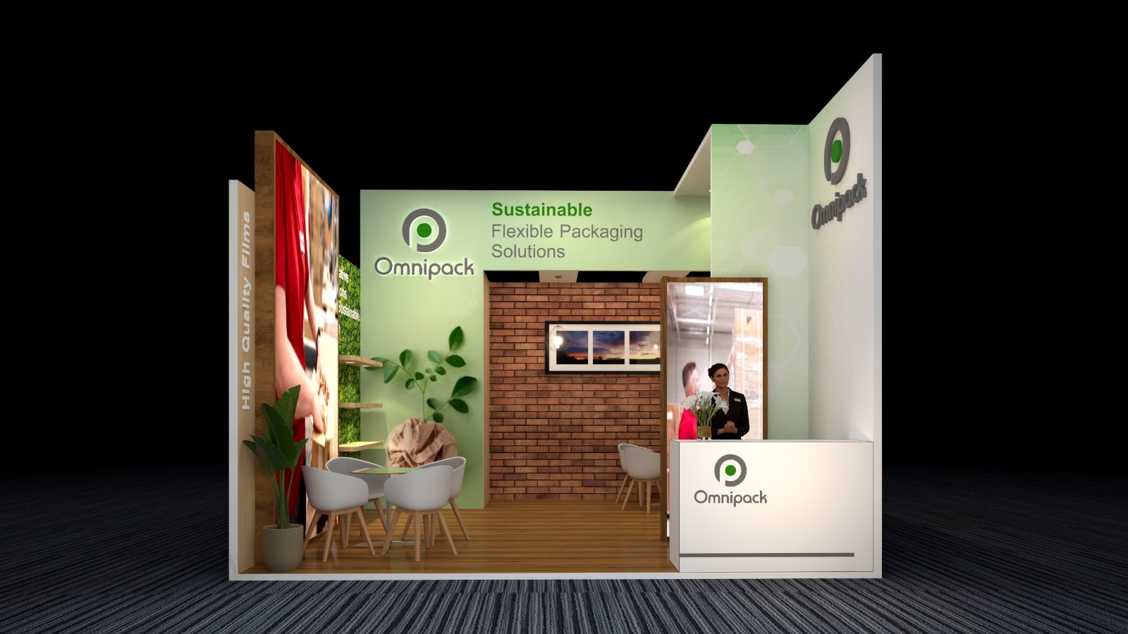 Hybrid Exhibition  Booth Stand Builder